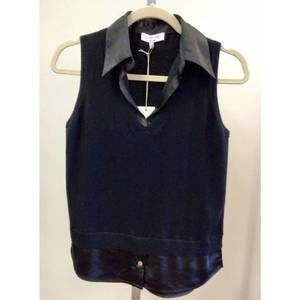 NEW J. SOCIETY collard tank in black